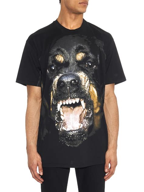 givenchy rottweiler t shirt black|rottweiler printed t shirt.